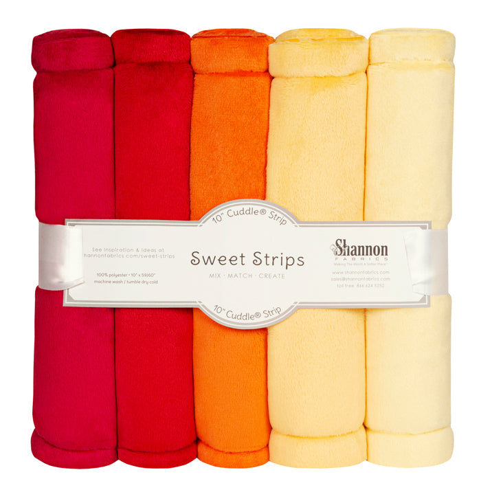 Cuddle Sweet Strips 5 Pack in Sunset by Shannon Fabrics – SewitUp